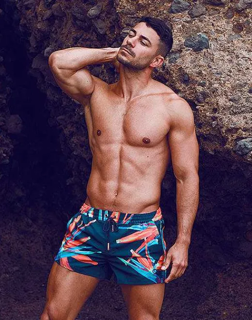 2EROS Beach Shorts^S50 Print Swimshorts-Paradise