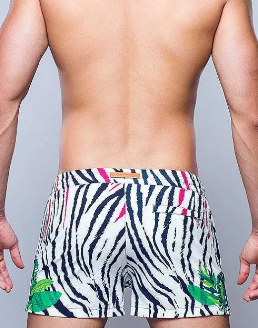 2EROS Sustainable Beachwear^S50 Print Swimshorts-Siberian