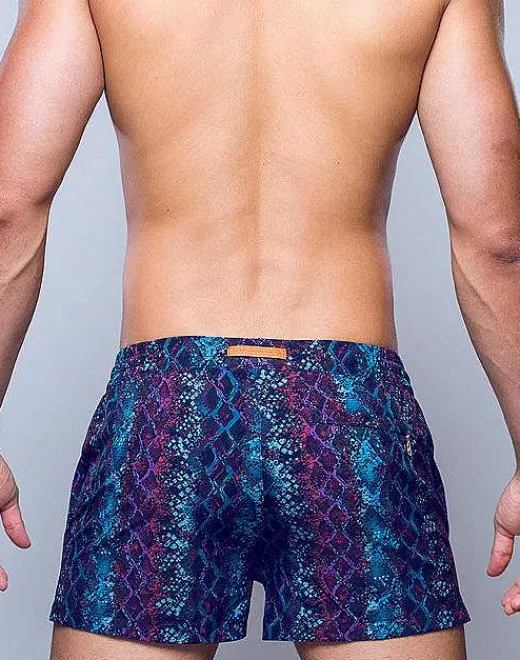 2EROS Beach Shorts^S50 Print Swimshorts-Viper