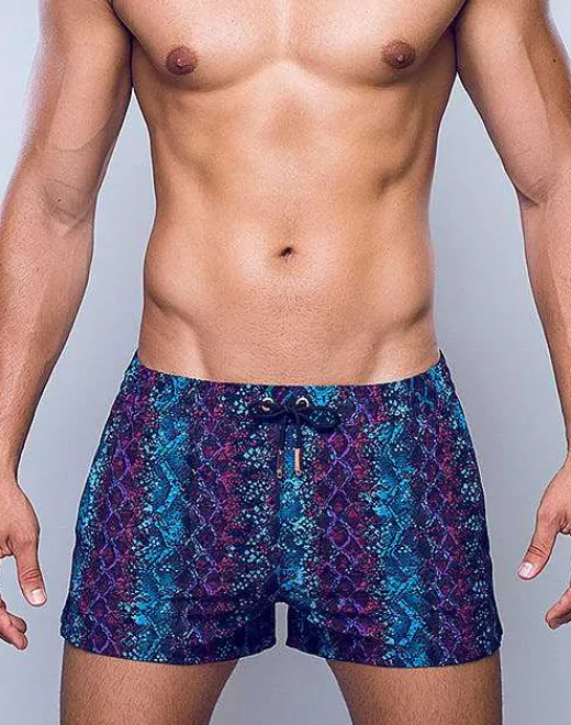 2EROS Sustainable Beachwear^S50 Print Swimshorts-Viper