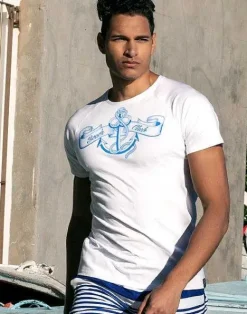 2EROS Beach Tops^T20 Sailor T-Shirt-White