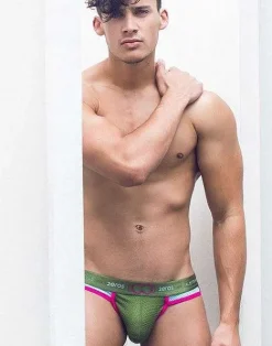 2EROS Jockstraps^U93 Aeolus Jockstrap Underwear-Green Gale