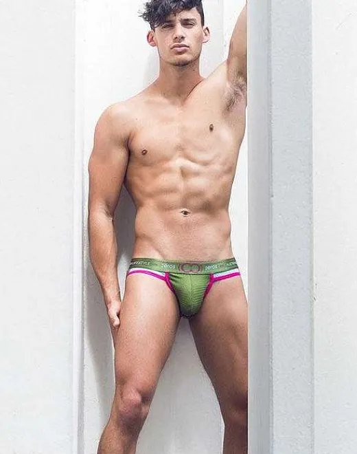 2EROS Jockstraps^U93 Aeolus Jockstrap Underwear-Green Gale