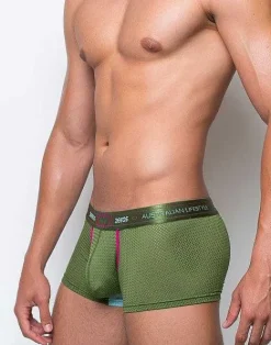 2EROS Active Underwear^U31 Aeolus Trunk Underwear-Green Gale