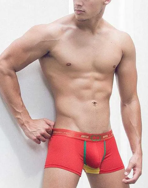 2EROS Trunks^U31 Aeolus Trunk Underwear-Red Tempest
