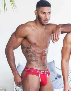 2EROS Active Underwear^U93 Apollo Jockstrap Underwear-Solar Red