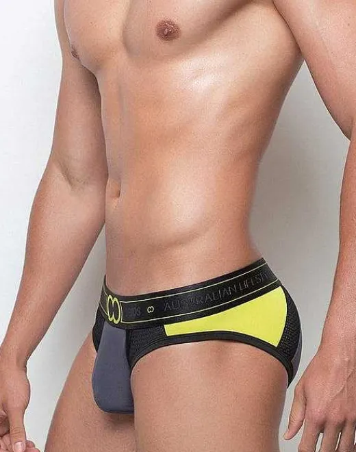 2EROS Active Underwear^U26 Coaktiv Brief Underwear-Lime