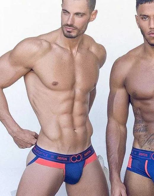 2EROS Active Underwear^U92 Kratos Jockstrap Underwear- Fiery Seas