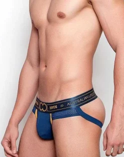 2EROS Active Underwear^U92 Nyx Jockstrap Underwear-Dark Ocean