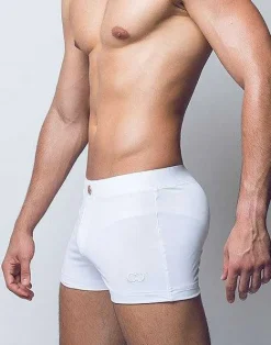 2EROS Sustainable Beachwear^V60 Bondi (Series 1) Swim Trunks-White