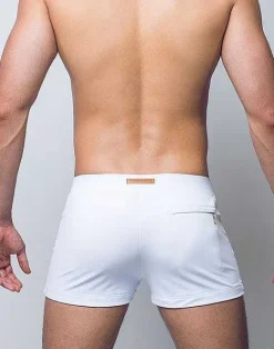 2EROS Sustainable Beachwear^V60 Bondi (Series 1) Swim Trunks-White
