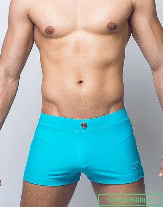 2EROS Sustainable Beachwear^V60 Bondi (Series 1) Swim Trunks-Aqua