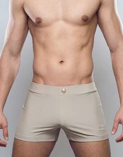 2EROS Sustainable Beachwear^V60 Bondi (Series 1) Swim Trunks-Taupe