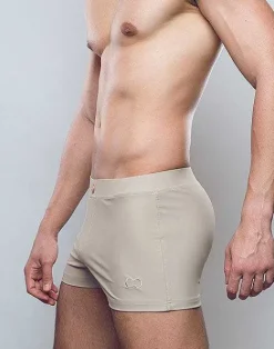 2EROS Sustainable Beachwear^V60 Bondi (Series 1) Swim Trunks-Taupe