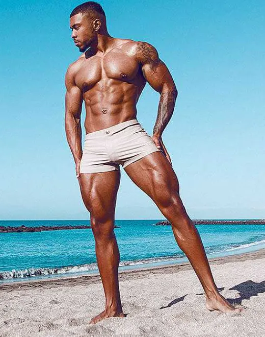 2EROS Swimwear^V60 Bondi (Series 1) Swim Trunks-Taupe