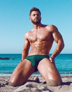 2EROS Sustainable Beachwear^V10 Core (Series 2) Swimwear-Green