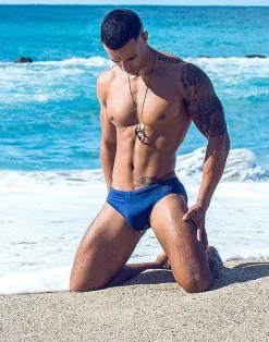 2EROS Sustainable Beachwear^V10 Core (Series 2) Swimwear-Navy