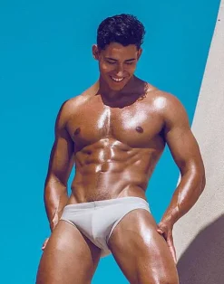 2EROS Swimwear^V10 Core Swimwear (Series 2)-String Brown