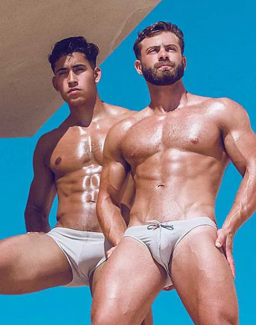 2EROS Swimwear^V10 Core Swimwear (Series 2)-String Brown
