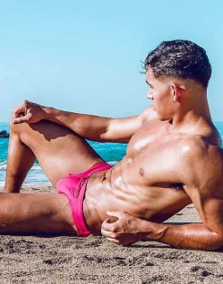 2EROS Sustainable Beachwear^V20 Core Swimwear-Fuchsia Red