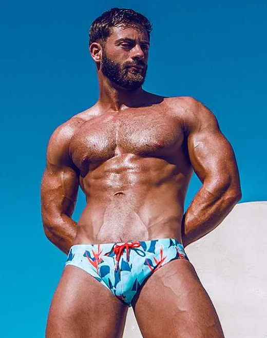 2EROS Sustainable Beachwear^V10 Print Swim-Caribbean Twist