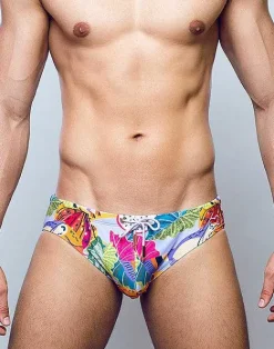 2EROS Swimwear^V10 Print Swimwear-Aves Purple