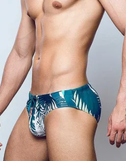2EROS Swimwear^V10 Print Swimwear-Feuille Green