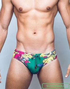 2EROS Sustainable Beachwear^V10 Print Swimwear-Fleur