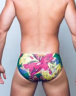 2EROS Sustainable Beachwear^V10 Print Swimwear-Fleur