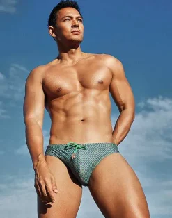 2EROS Swimwear^V10 Print Swimwear-Jade