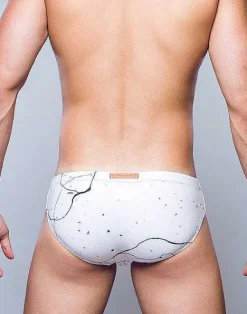 2EROS Sustainable Beachwear^V10 Print Swimwear-Marble