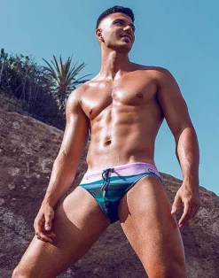 2EROS Sustainable Beachwear^V10 Print Swimwear-Nirvana
