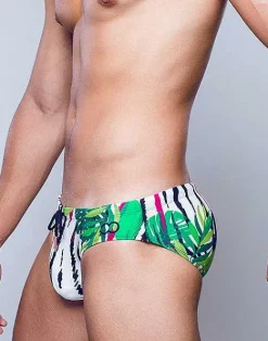 2EROS Sustainable Beachwear^V10 Print Swimwear-Siberian