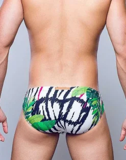 2EROS Sustainable Beachwear^V10 Print Swimwear-Siberian