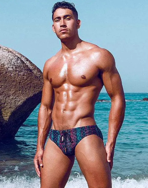 2EROS Swimwear^V10 Print Swimwear-Viper