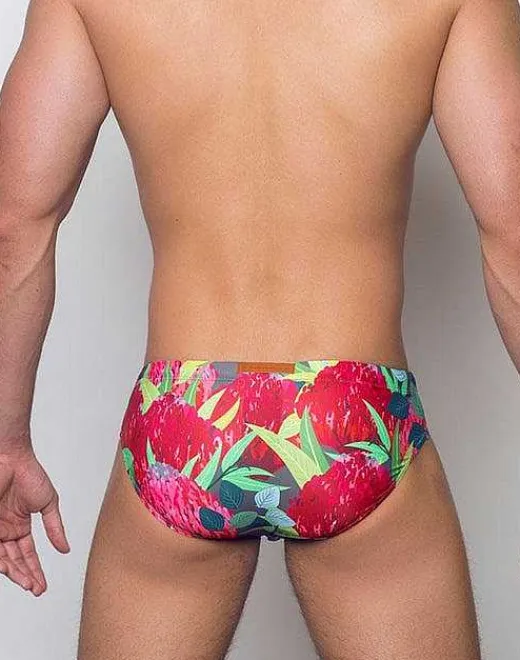 2EROS Swimwear^V10 Print Swimwear-Waratah