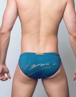 2EROS Sustainable Beachwear^V20 Signature Swimwear-Deep Blue