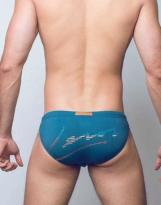 2EROS Sustainable Beachwear^V20 Signature Swimwear-Deep Blue