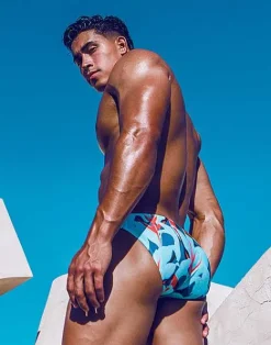 2EROS Swimwear^V20 Swim Brief-Caribbean Twist