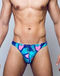2EROS Swimwear^V80 Swim Thong-Kai Blue