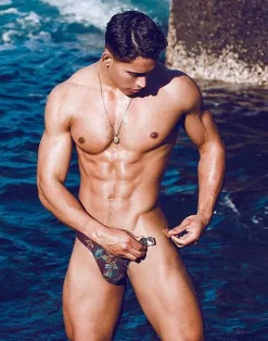 2EROS Sustainable Beachwear^Vb80 Blk Label Swim Thong